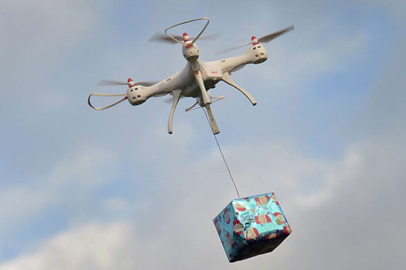 Drohne als Weihnachtsgeschenk